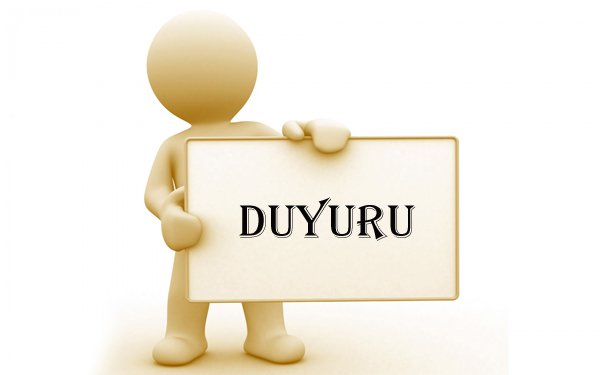 TAVSİYE MEKTUBU DUYURUSU